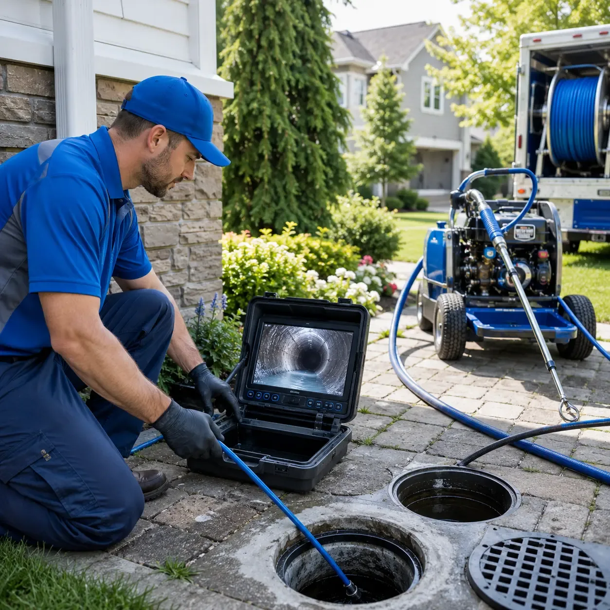 Outdoor drain cleaning professionals serving Newfoundland, NJ